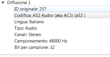 codifica audio non rilevata da BH.PNG